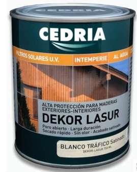 CEDRIA DEKOR LASUR BLANCO TRAFICO 750ML