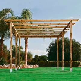 Pérgola en kit de 400x360 postes de 9mm