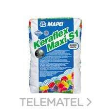 Cemento cola Keraflex Maxi S1 blanco de 23 kg