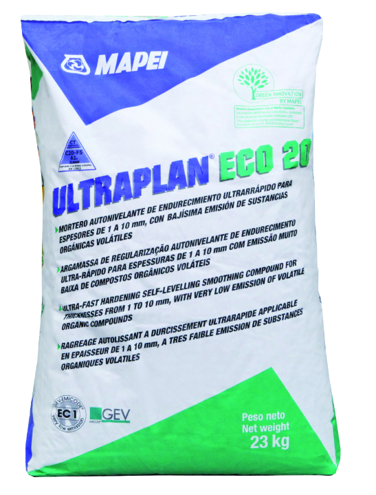 Mortero autonivelante Ultraplan Eco 20 de 23 kg