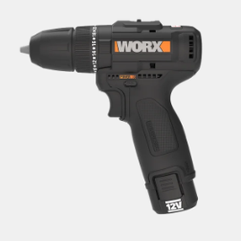 Taladro de percusión sin escobillas 38Nm 12V - Worx