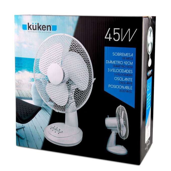 Ventilador de sobremesa Küken 40W