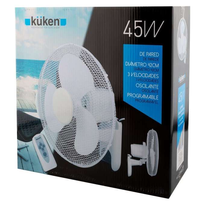 Ventilador de pared Küken con madno 45W