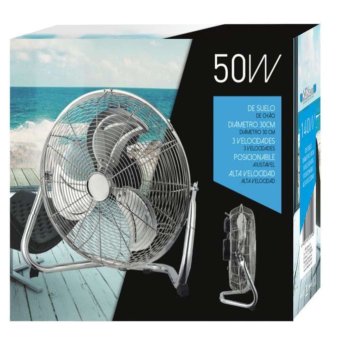 Ventilador de suelo Küken de alta velocidad de 50W