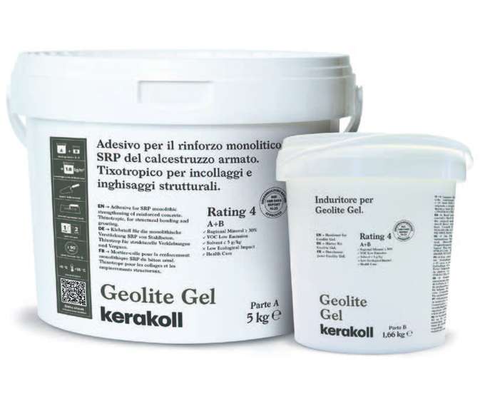 Adhesivo Geolite gel 2 componentes de 6,66 kg