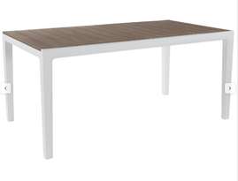 Mesa comedor de exterior Harmony 160x90x74 cm - Capuchino