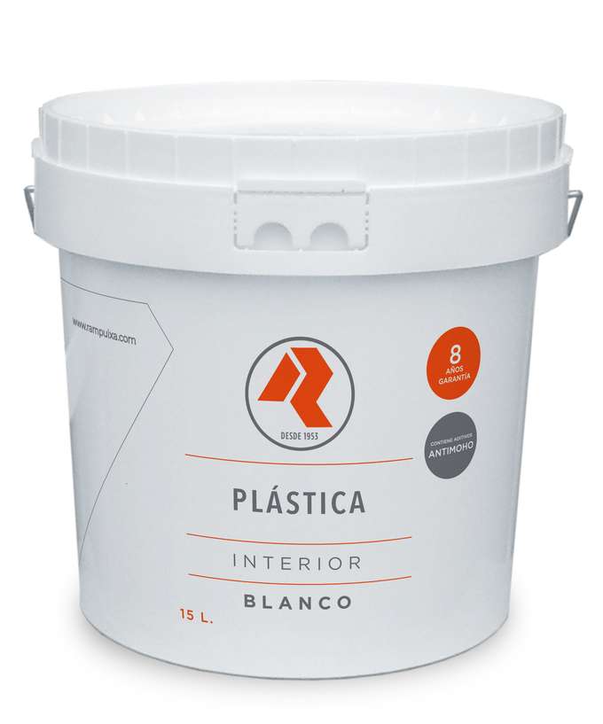 Pintura de interior antimoho blanco de 15 litros