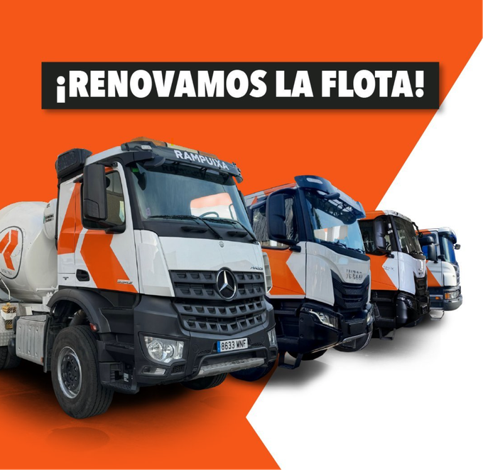 Renovamos nuestra flota de camiones hormigonera